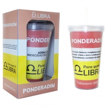 Copo Plástico Parede Dupla Libra 470 ML Luva Com 1