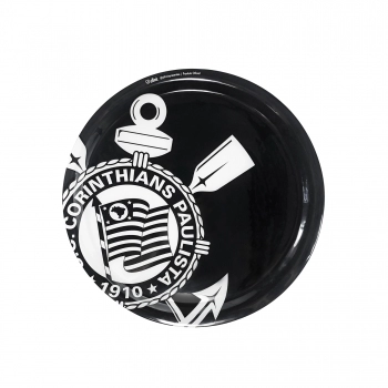 Prato Pizza Redondo Corinthians 38 cm