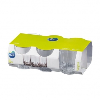 COPO VEGAS AGUA ROCKS 290 ML LUVA COM 6