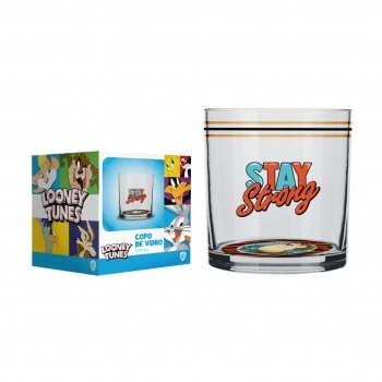 COPO CYLINDER ROCKS LOONEY TUNES 305 ML NA LUVA - TAZ