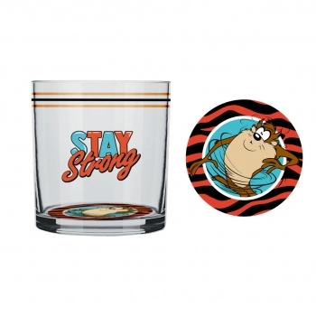 COPO CYLINDER ROCKS LOONEY TUNES 305 ML NA LUVA - TAZ