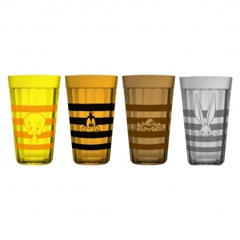 Copo Long Drink Americano Prime Looney Tunes Sortido 450 ML