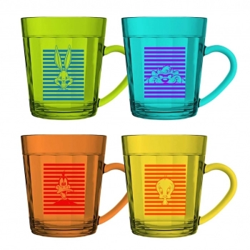 Caneca Mug Americano Prime Looney Tunes Sortido 270 ML Cx 24 Unid