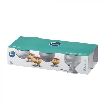 Taça Paulista Sobremesa 220 ML Luva Com 6