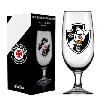 TACA CERVEJA FLORIPA 300 ML VASCO LUVA COM 1 - NOVO