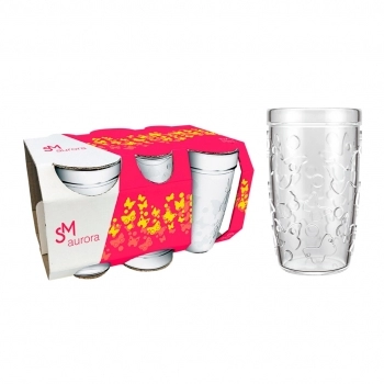 COPO MULTIUSO AURORA 270 ML LUVA COM 6