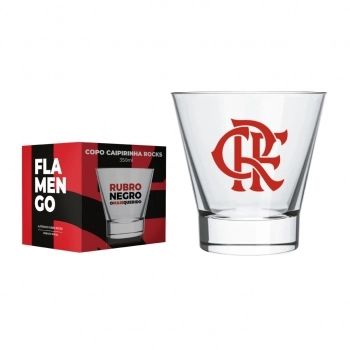 COPO CAIPIRINHA ILHABELA ROCKS 350 ML FLAMENGO NA LUVA