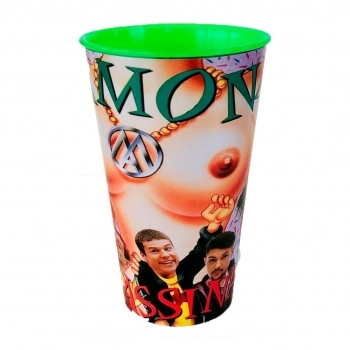 Copo Plástico 500 ML Mamonas Assassina Outlet