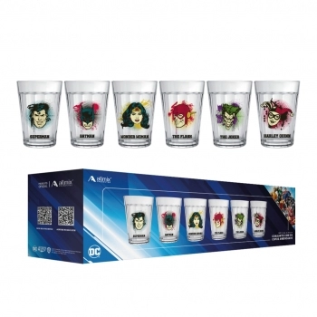 Conjunto Copo Americano DC Liga Da Justiça 6 Unid