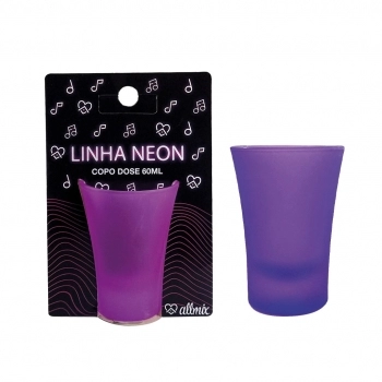 Copo Shot Prime Neon Roxo 60 ML