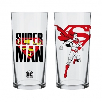 COPO CYLINDER LONG DRINK 300 ML DC LEGENDARY - SUPER HOMEM