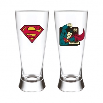 Copo Lager DC Super Homem 300 ML Luva Com 1 Unid