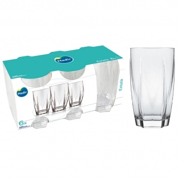 COPO LONG DRINK ESTELA 460 ML LUVA COM 6