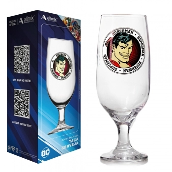 Taça Floripa DC Tradicional FF 300ML Super-homem - Luva com 1