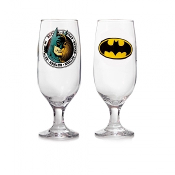 Taça Floripa 300ML DC Tradicional Batman - Luva com 1