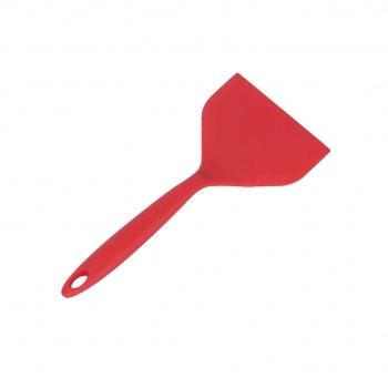 Utensílio Espátula Raspador de Silicone Vermelho 25 cm