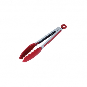 Utensílio Pegador Silicone Vermelho 23cm
