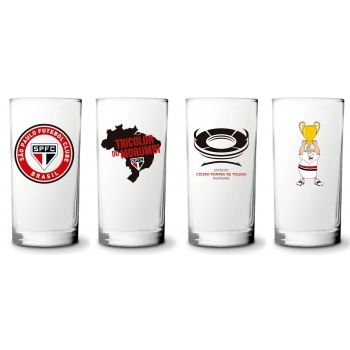 COPO CYLINDER 300 ML SAO PAULO LUVA COM 4