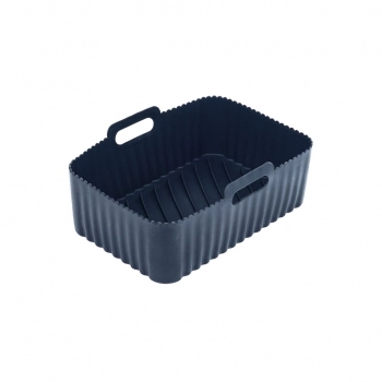 Utensílio Forma Retangular 22x14cm Silicone - Preto