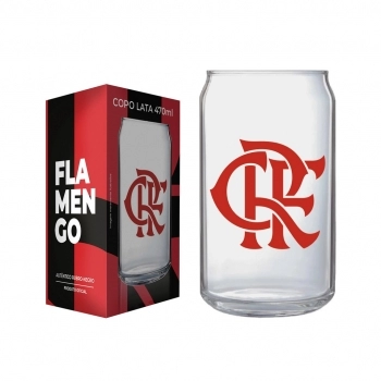 COPO LATA 470 ML FLAMENGO LUVA COM 1