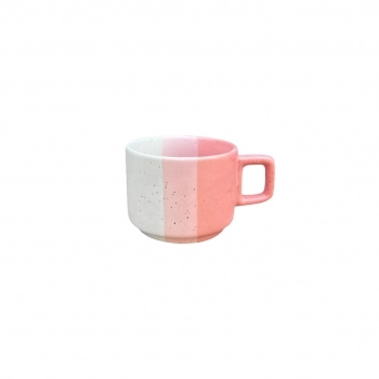 XICARA CERAMICA TERNURA 90ML LUVA COM 04 - ROSA