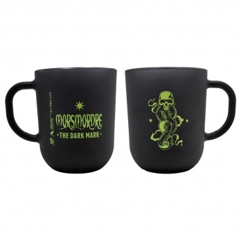 Caneca De Vidro Prime Harry Potter Elementos 300 ML - Luva Com 1 Unid - Marca Da Morte