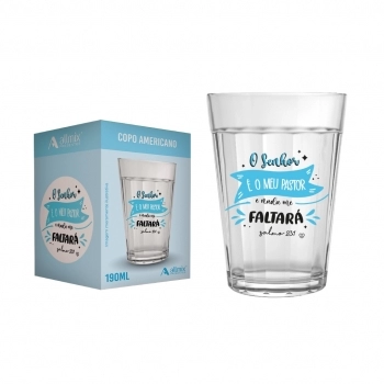 Copo Americano Salmos Senhor É Meu Pastor 190 ML