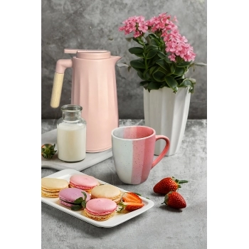 CANECA CERAMICA TERNURA 300 ML - ROSA