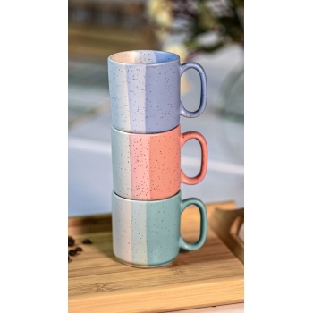 CANECA CERAMICA TERNURA 210 ML - AZUL