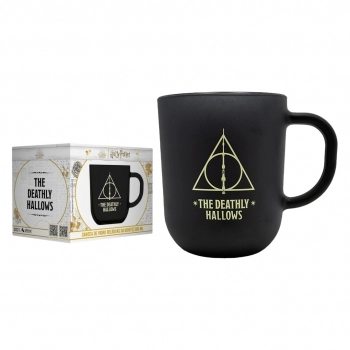 Caneca De Vidro Prime Harry Potter Elementos 300 ML - Luva Com 1 Unid - Relíquias