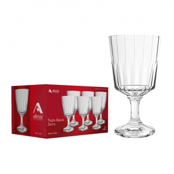 Taça Água de Vidro Zaira 350ml