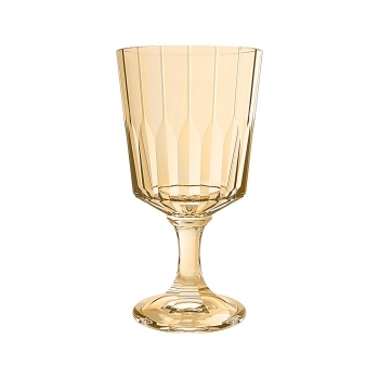 Taça Água de Vidro Zaira Gold 350ml