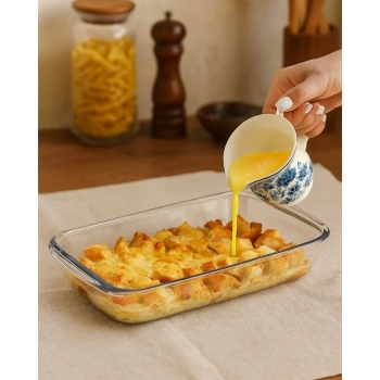 Assadeira Borossilicato Retangular 1600ml