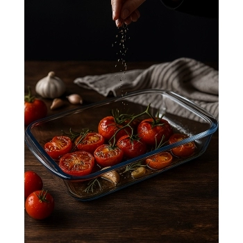 Assadeira Borossilicato Retangular 2200ml