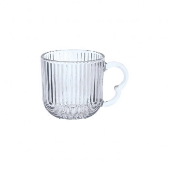 Xícara de Chá de Vidro Laure 180ml