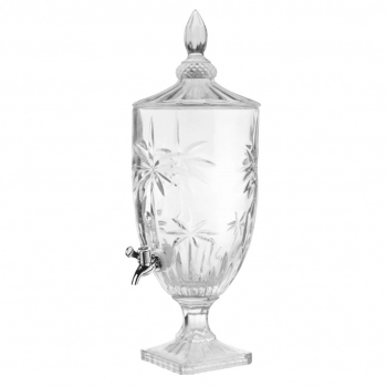 Suqueira de Vidro Palmeira 4500ml na Luva com 01