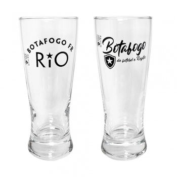 COPO LAGER 300 ML BOTAFOGO LUVA COM 2