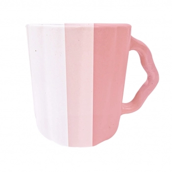 Caneca de Cerâmica Ternura Dome 300ml – Rosa
