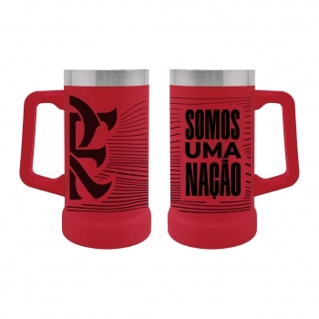 Caneca Térmica Inox 750ml Flamengo – Luva com 1